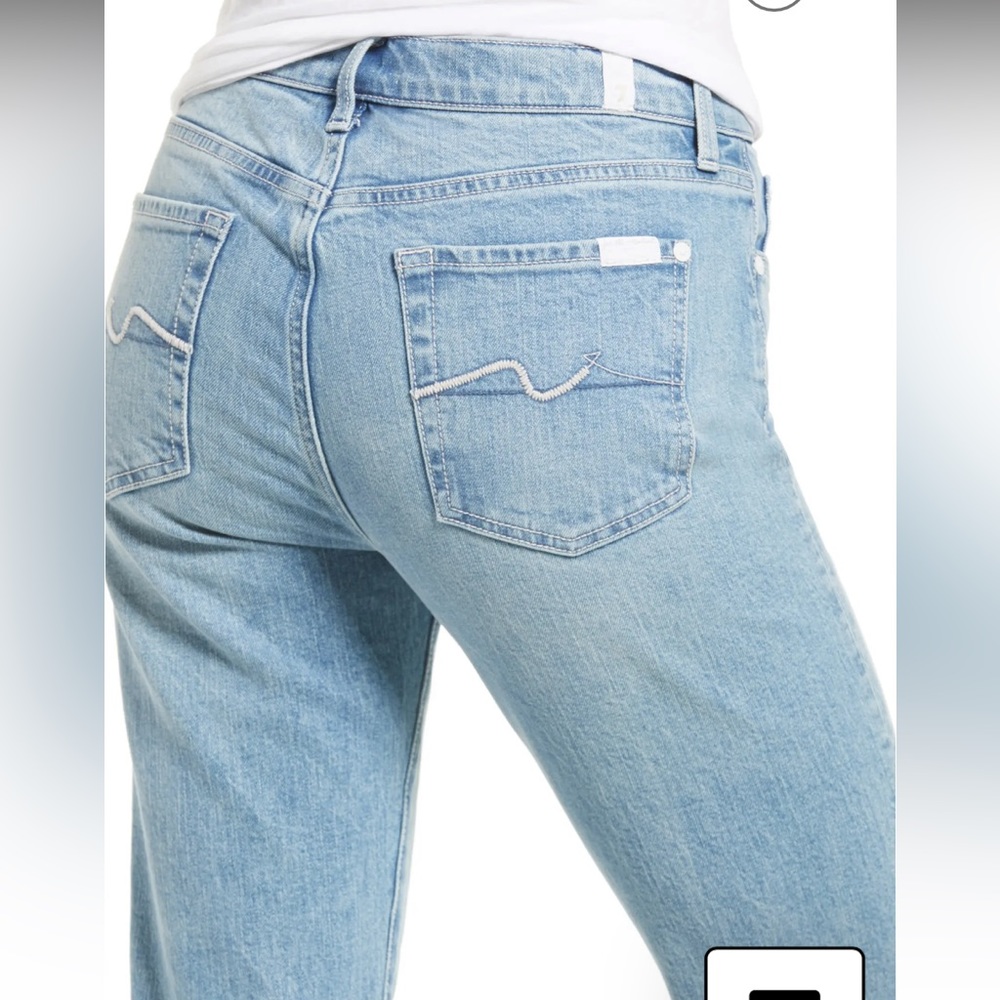 7 For All Mankind® Josefina High Waist Boyfriend Jeans (Ventana) Size 31 - Picture 4 of 15